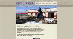 Desktop Screenshot of opononihotel.com