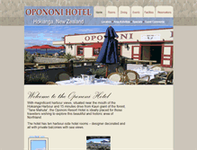 Tablet Screenshot of opononihotel.com